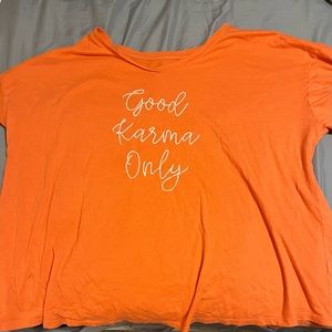 Good Karma Only pajama shirt